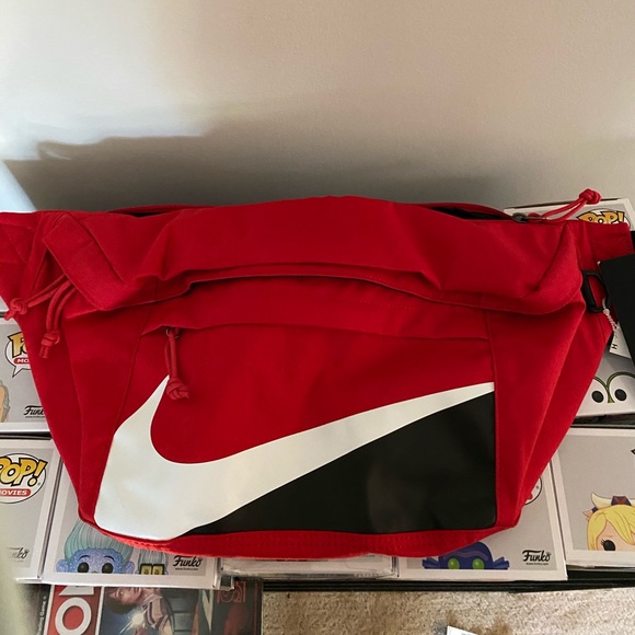 red nike waist bag